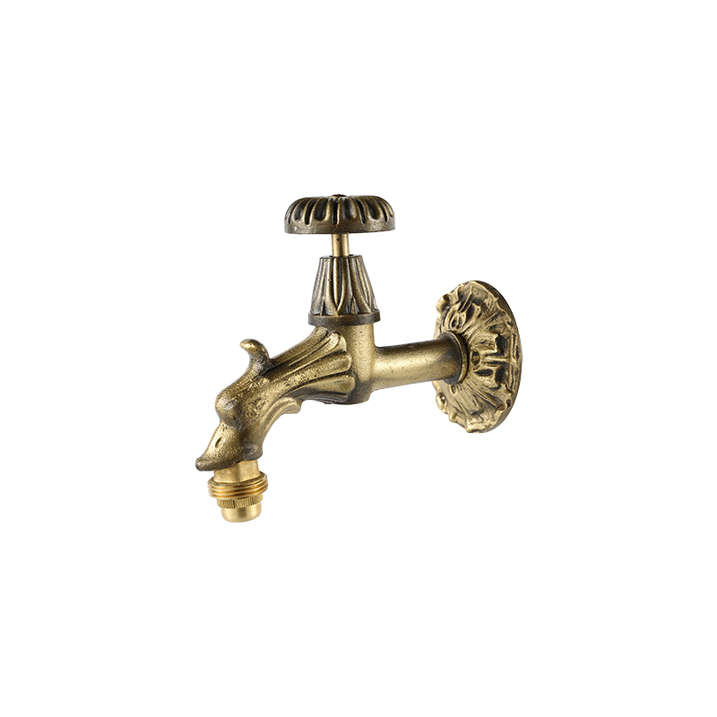 Art Faucet Series 3009 bronzeYT3009 cor de latão antigo, dragão, alça redonda1/2"