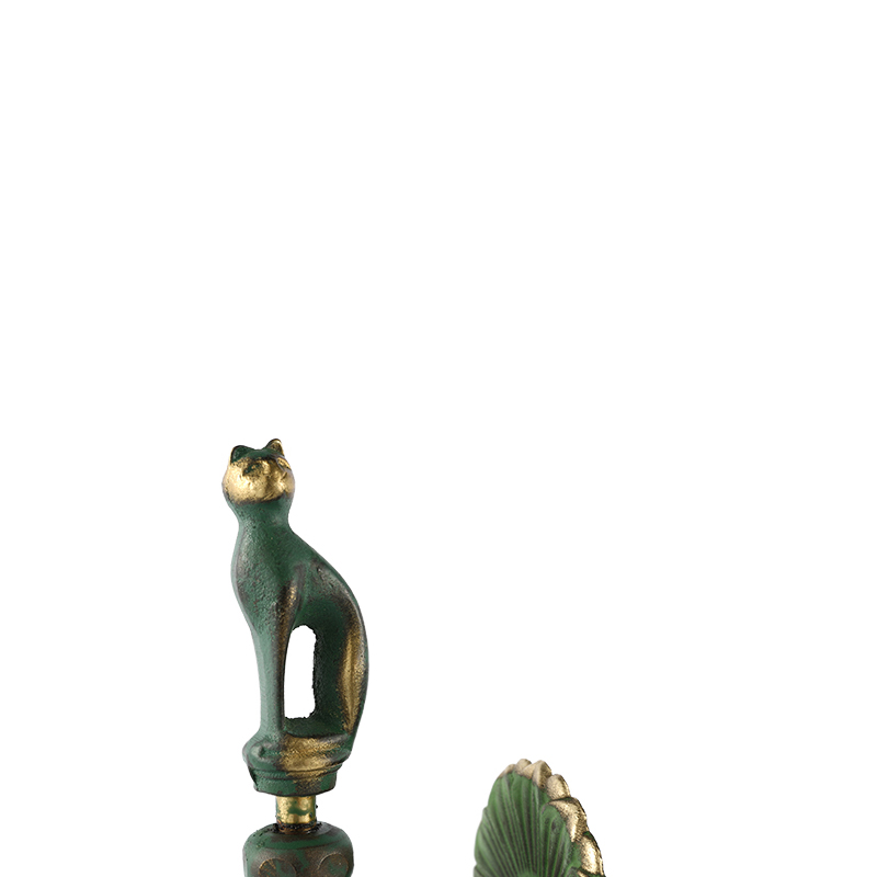 Bibcock YT3020 em forma de leopardo, verde1/2"