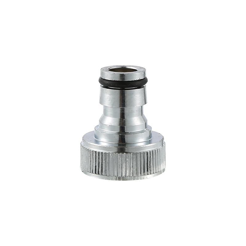 Bocal de latão YT7033, conector de mangueira com o-ring, cromado3/4"